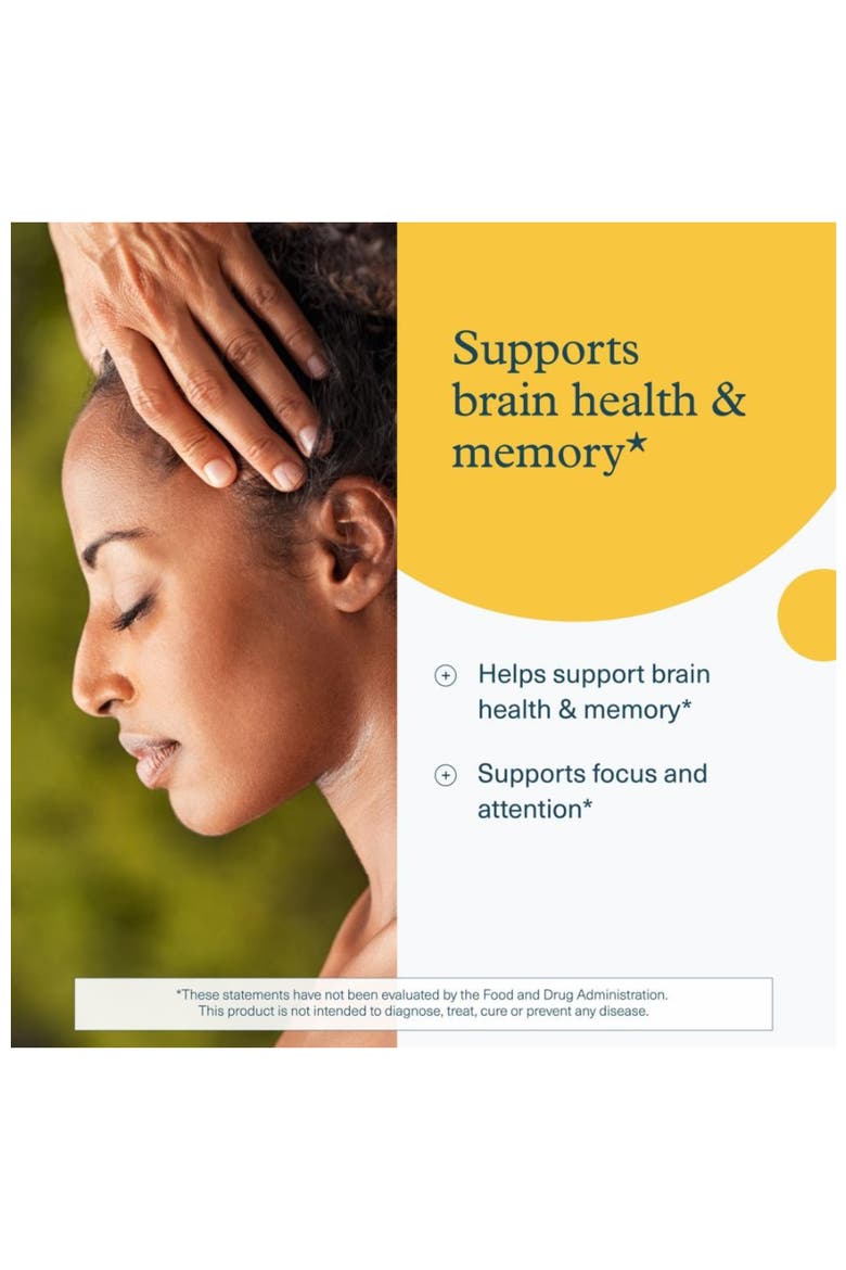 Lion's Mane+ Brain Health Support Capsules 90 vegetarian capsules, Alternate, color, None