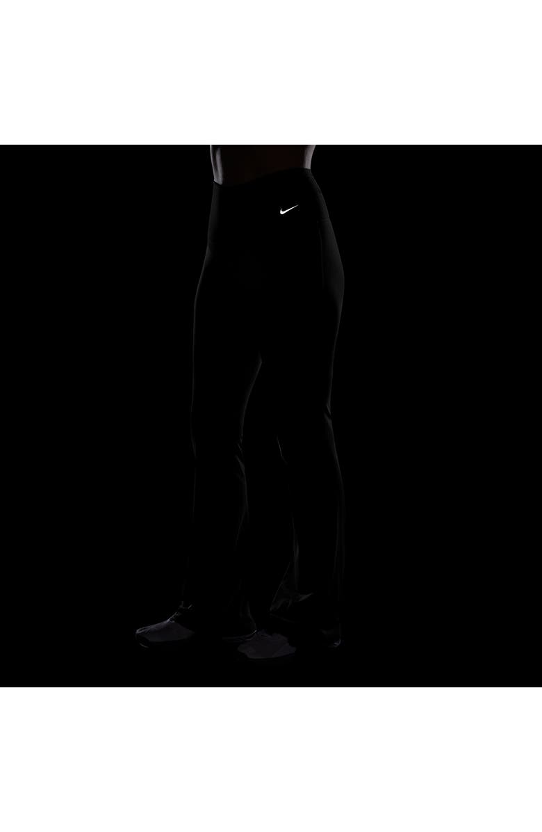 Nike Zenvy High-Waisted Flared Leggings, Alternate, color, 010 010 Black/Black