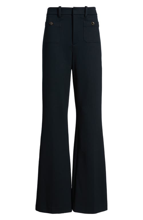 Frame The Pixie Flare Trouser In Navy