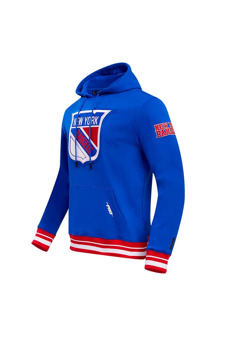 Men's Pro Standard Blue New York Rangers Retro Classic Fleece Pullover Hoodie, Alternate, color, Blue