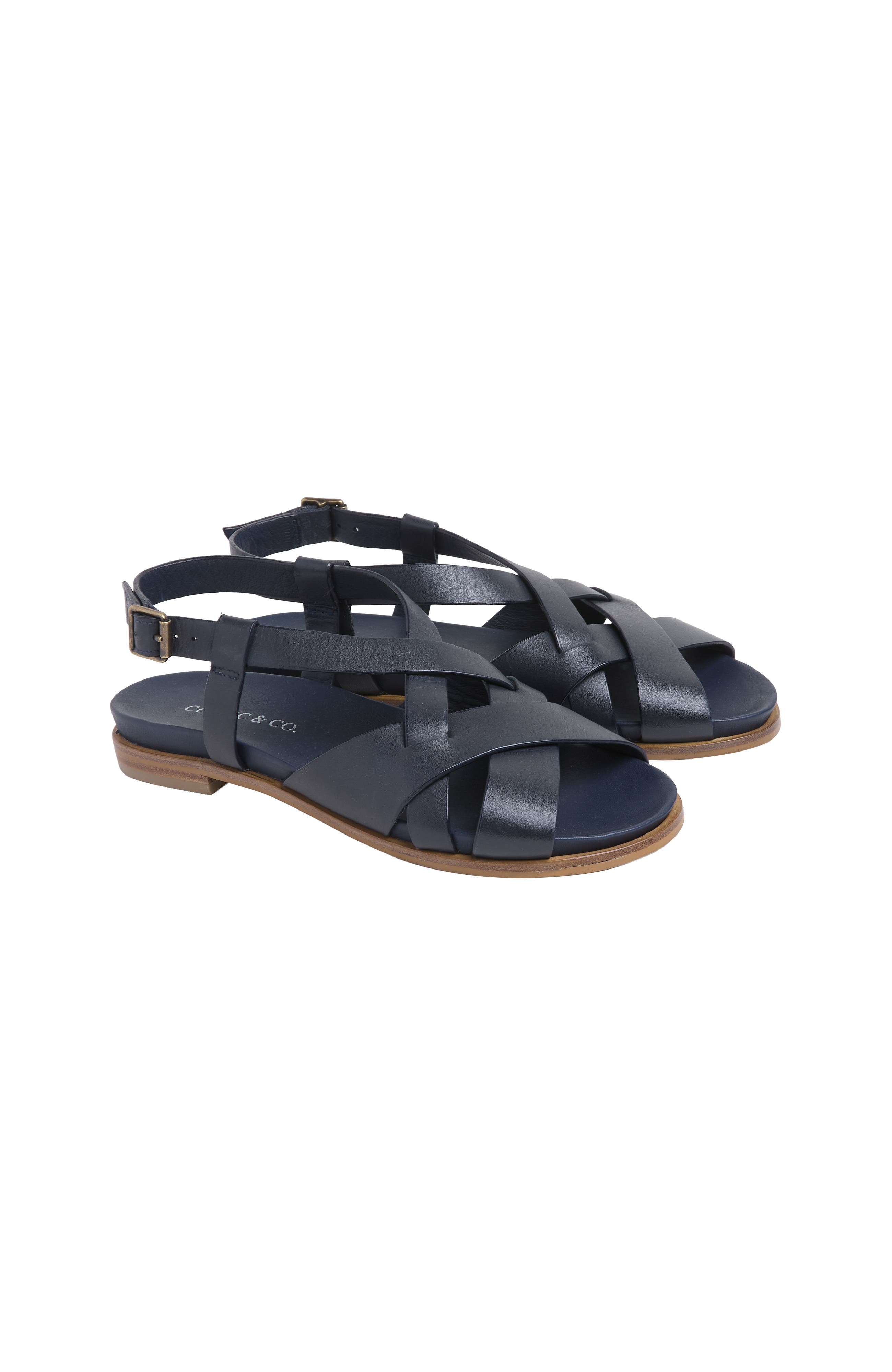 Celtic & Co. Woven Detail Sandal, Alternate, color, Dark Navy