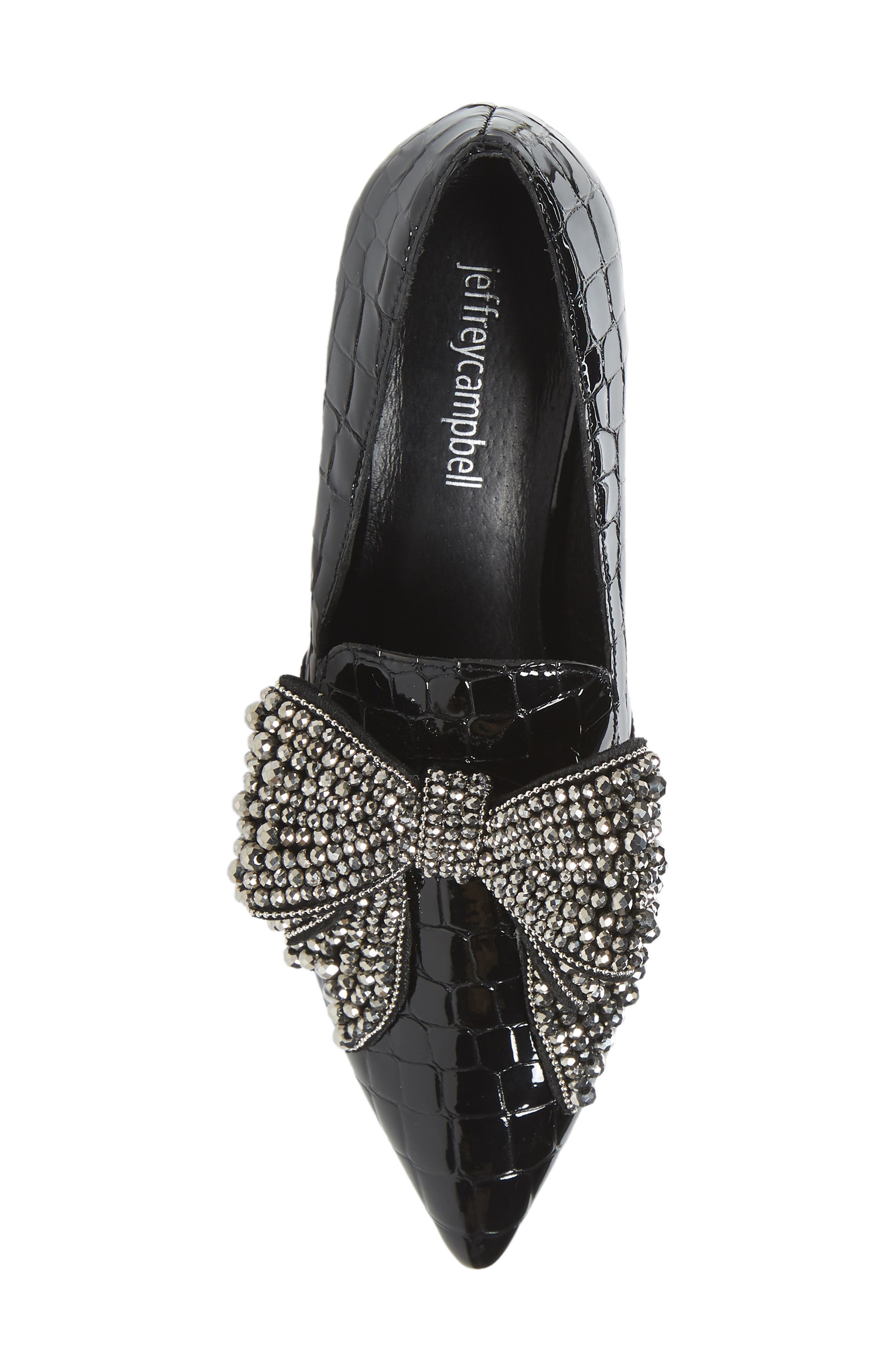 Valensia Pump, Alternate, color, BLACK STONE PATENT/ PEWTER