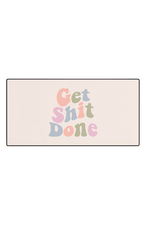 Get Stuff Done Desk Mat