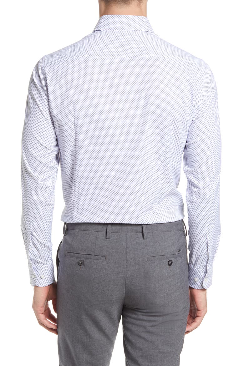 Hank Kent Geo Dress Shirt, Alternate, color, LIGHT/ PASTEL BLUE