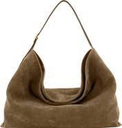 Vince Vivian Medium Suede Leather Hobo