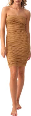 PQ SWIM Tessa Strapless Cover-Up Dress