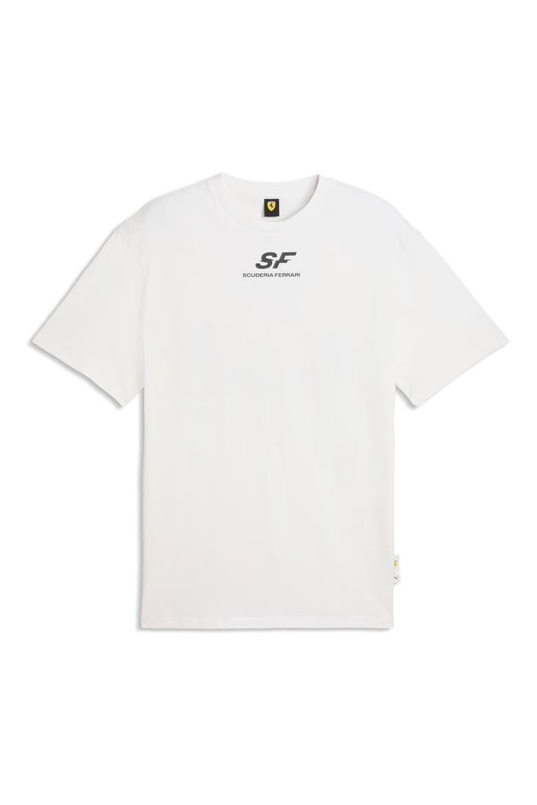 Ferrari Car Graphic T-Shirt, Main, color, PUMA WHITE