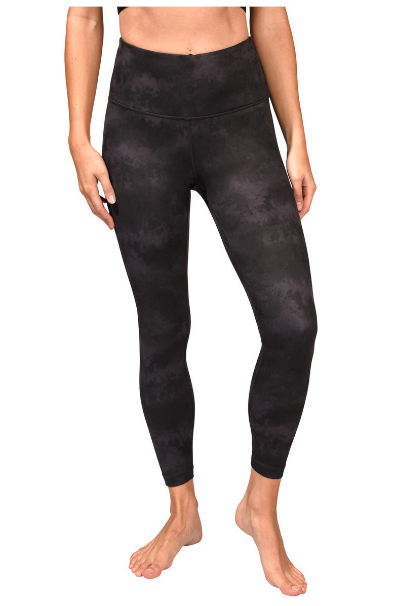 90 DEGREE BY REFLEX Lux Printed High Waist Ankle Leggings, Main, color, 