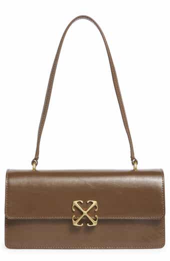 Off-White Jitney Leather East/West Shoulder Bag