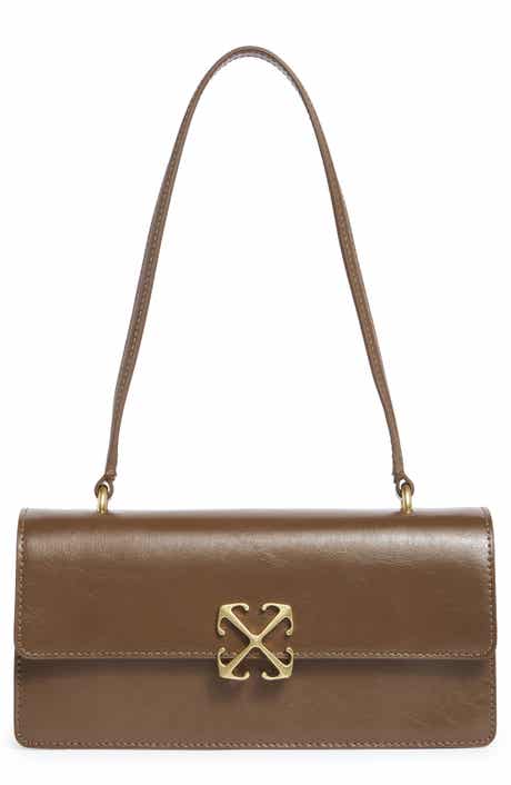 Off-White Jitney Leather East/West Shoulder Bag