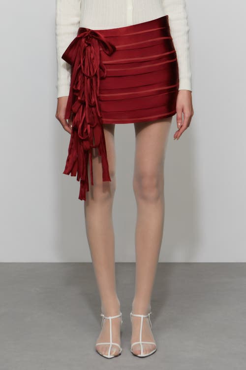 Et Ochs Reed Skirt In Red