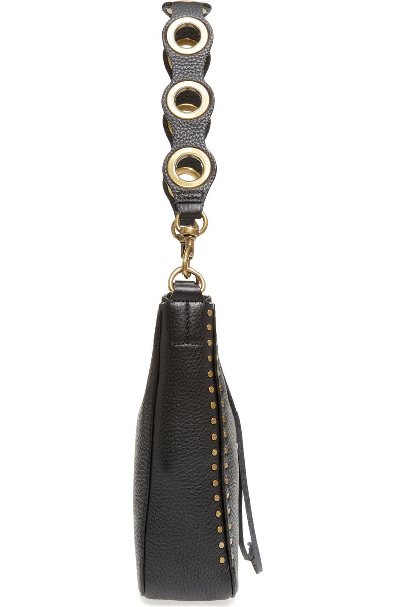 Rebecca Minkoff Small Darren Deerskin Leather Feed Bag, Alternate, color,