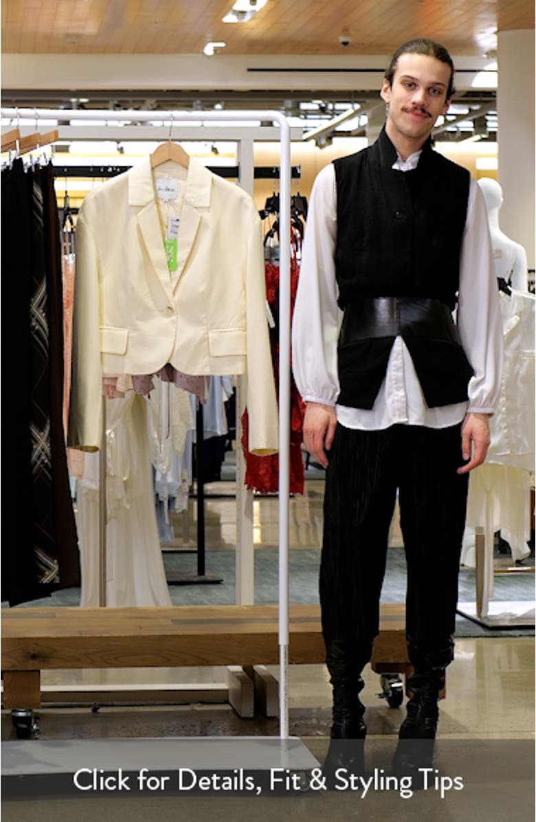 Crop Blazer, sales video thumbnail