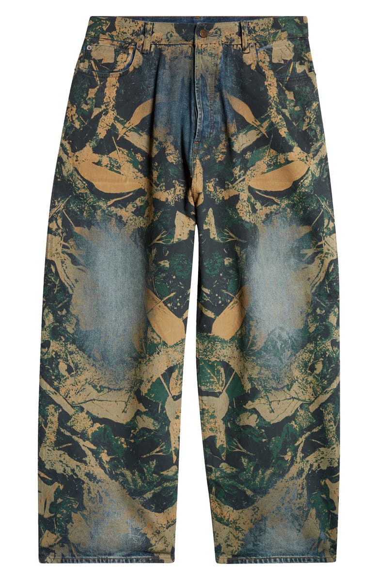 Acne Studios 2023 Mossy Super Baggy Fit Wide Leg Jeans, Alternate, color,