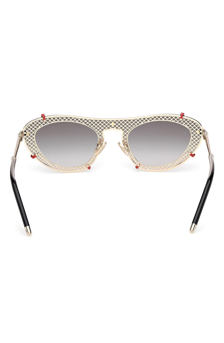Christian Louboutin Oval Sunglasses, Alternate, color,