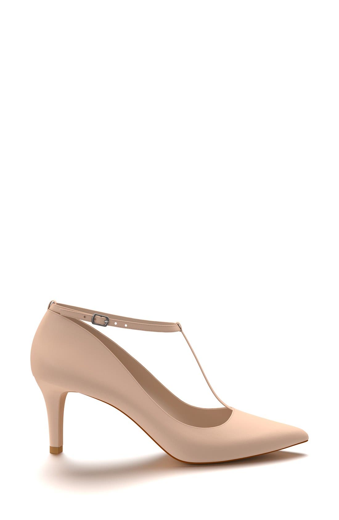 Shoes of Prey T-Strap Pump, Alternate, color, 