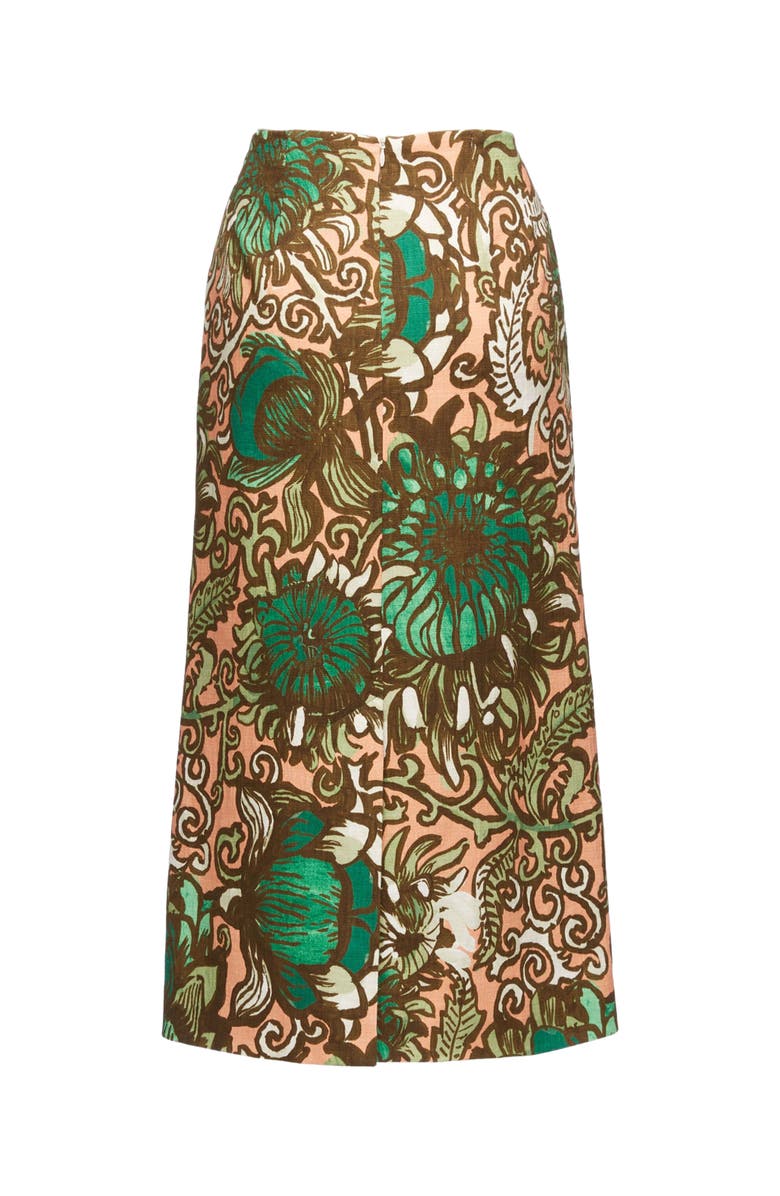 La DoubleJ Pencil Skirt Anemone Pink Olive, Alternate, color, Anemone Pink Olive