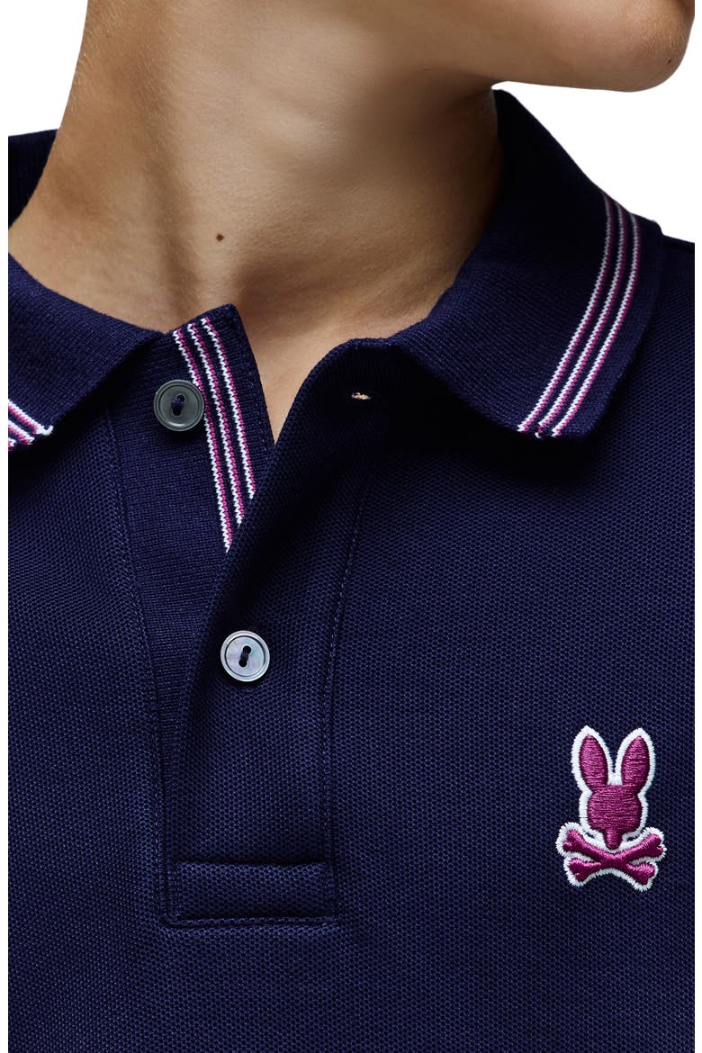 Kids' Hart Pima Cotton Piqué Polo, Alternate, color, EVENING BLUE