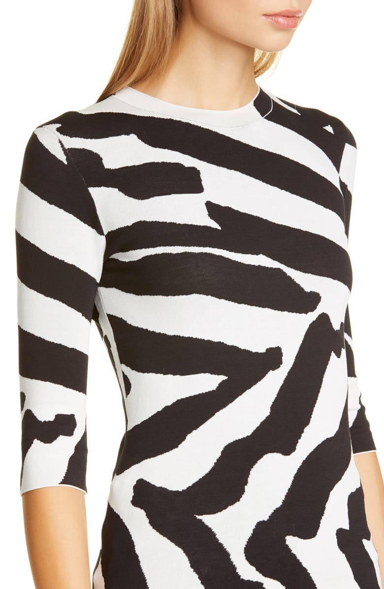 Proenza Schouler Animal Pattern Sweater, Alternate, color,