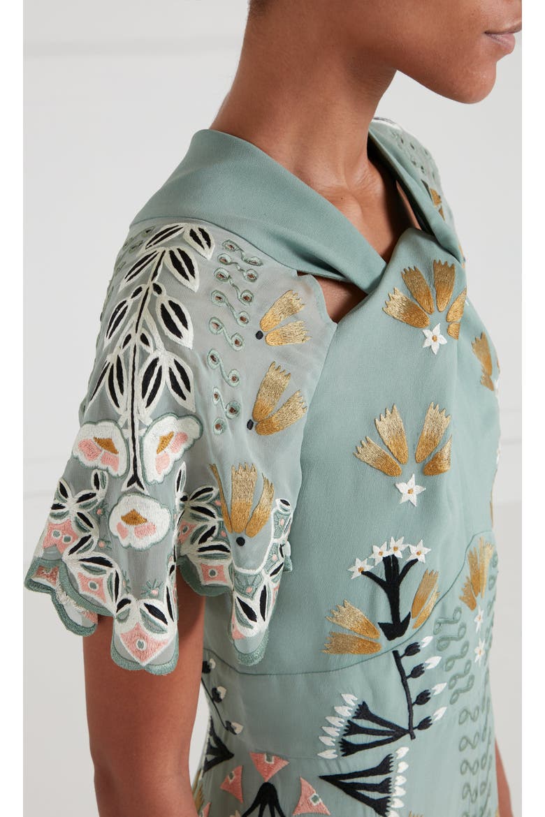 Rosalba Dress, Alternate, color, Jade Green