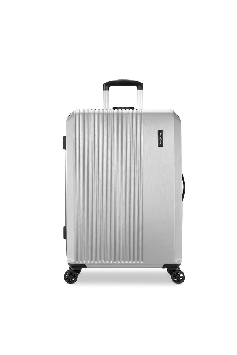 Alliance SE Hardside (20"/28") 2 Piece Spinner Luggage Set, Alternate, color, Metallic Silver