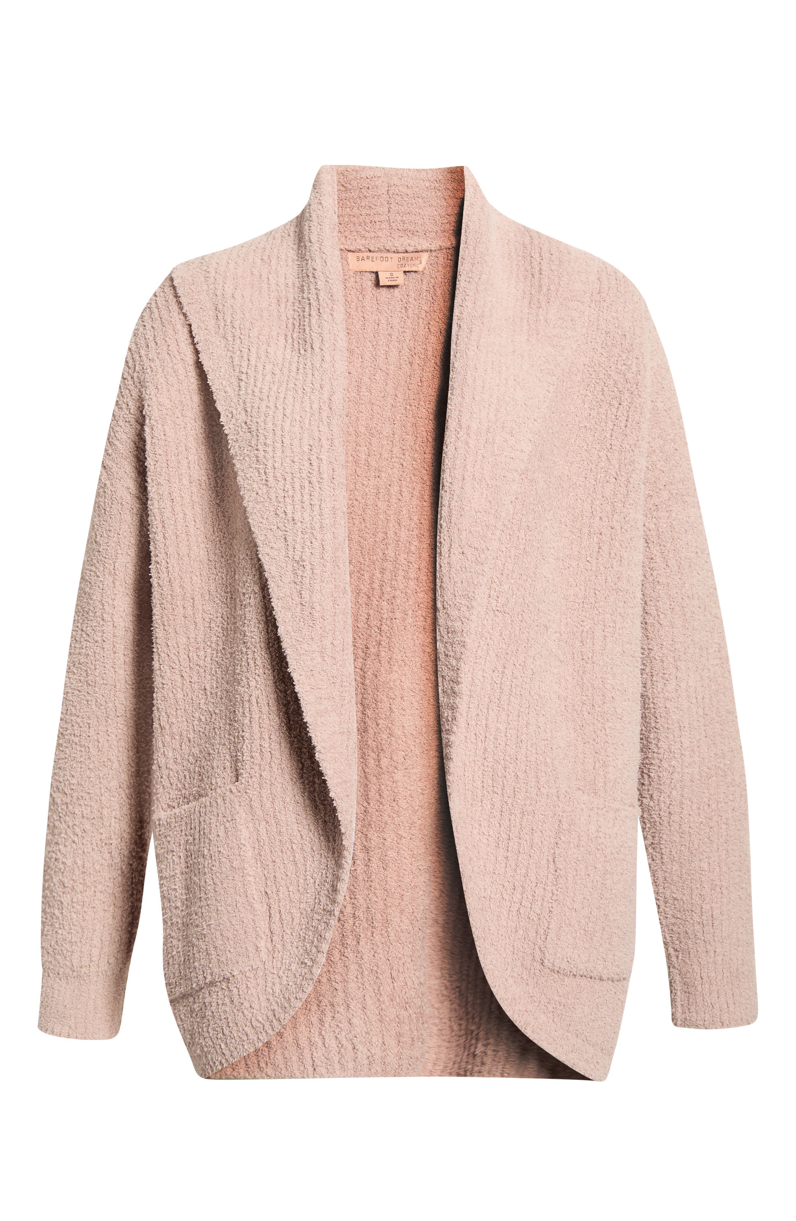 Barefoot Dreams® CozyChic® Ribbed Shawl Collar Cardigan (Women