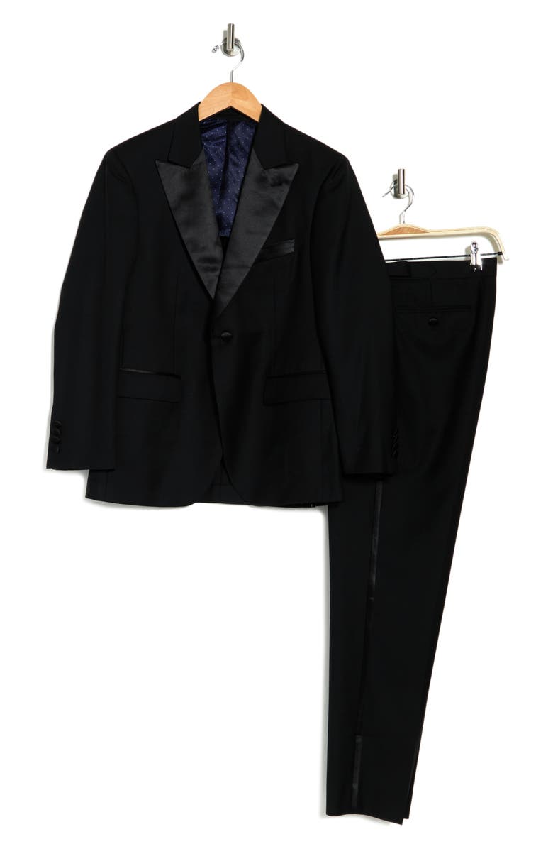 Alton Lane Mercantile One-Button Peak Lapel Tuxedo, Alternate, color, 