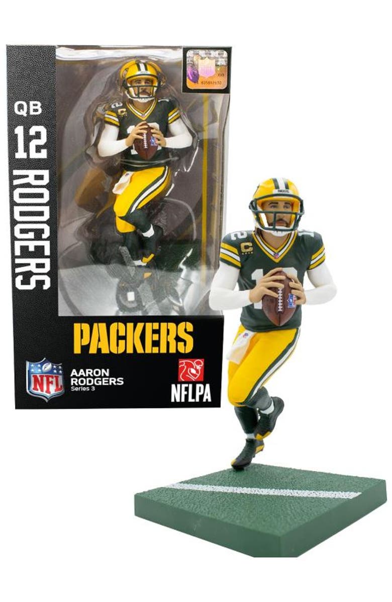 IMPORTS DRAGON Aaron Rodgers (Green Bay Packers) Imports Dragon NFL 6" Figure Series 3, Main, color, Multi-Color