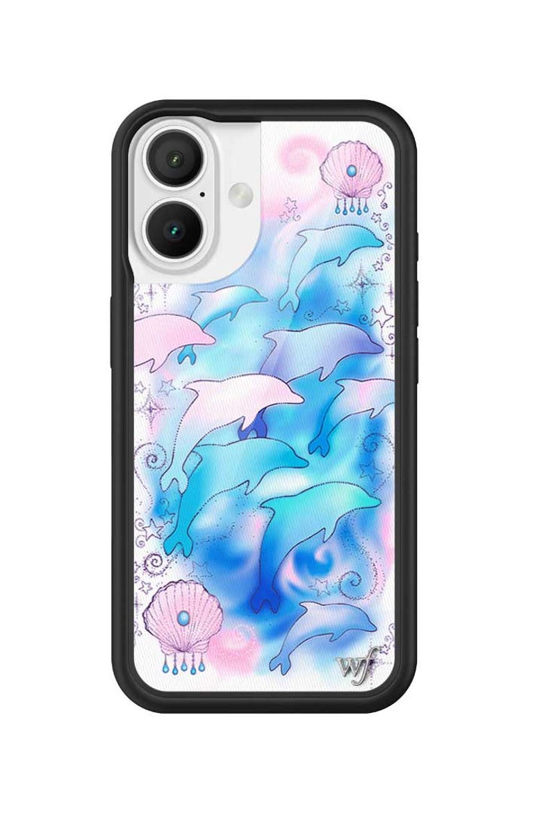 Dolphin Dreams iPhone Case, Alternate, color, White