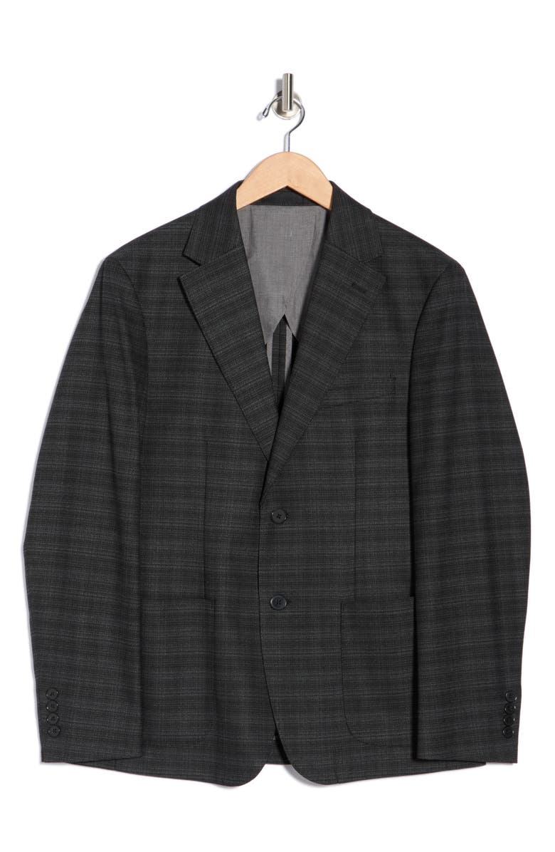 Calvin Klein Two-Button Sport Coat, Main, color, Charcoal