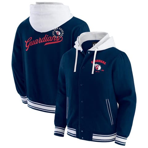 Men's Darius Rucker Collection by Fanatics  Navy Cleveland Guardians Full-Snap Hooded Jacket