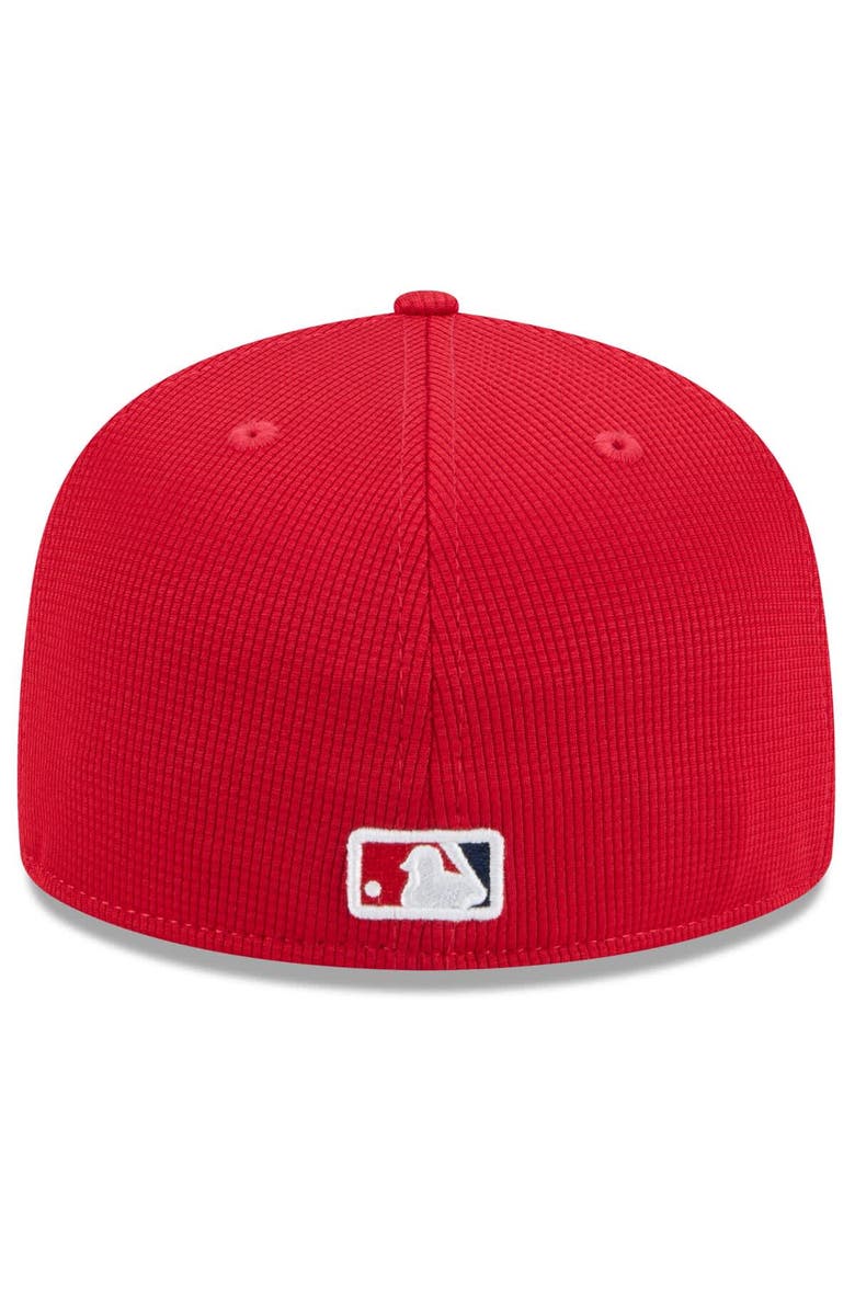 New Era Men's New Era Red Los Angeles Angels 2025 Spring Training 59FIFTY Fitted Hat, Alternate, color, Red