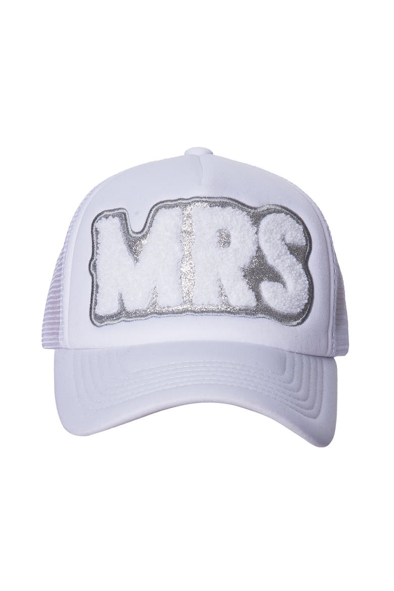Mrs Fuzzy Patch Hat Cotton White, Main, color, White