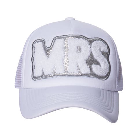 Mrs Fuzzy Patch Hat Cotton White