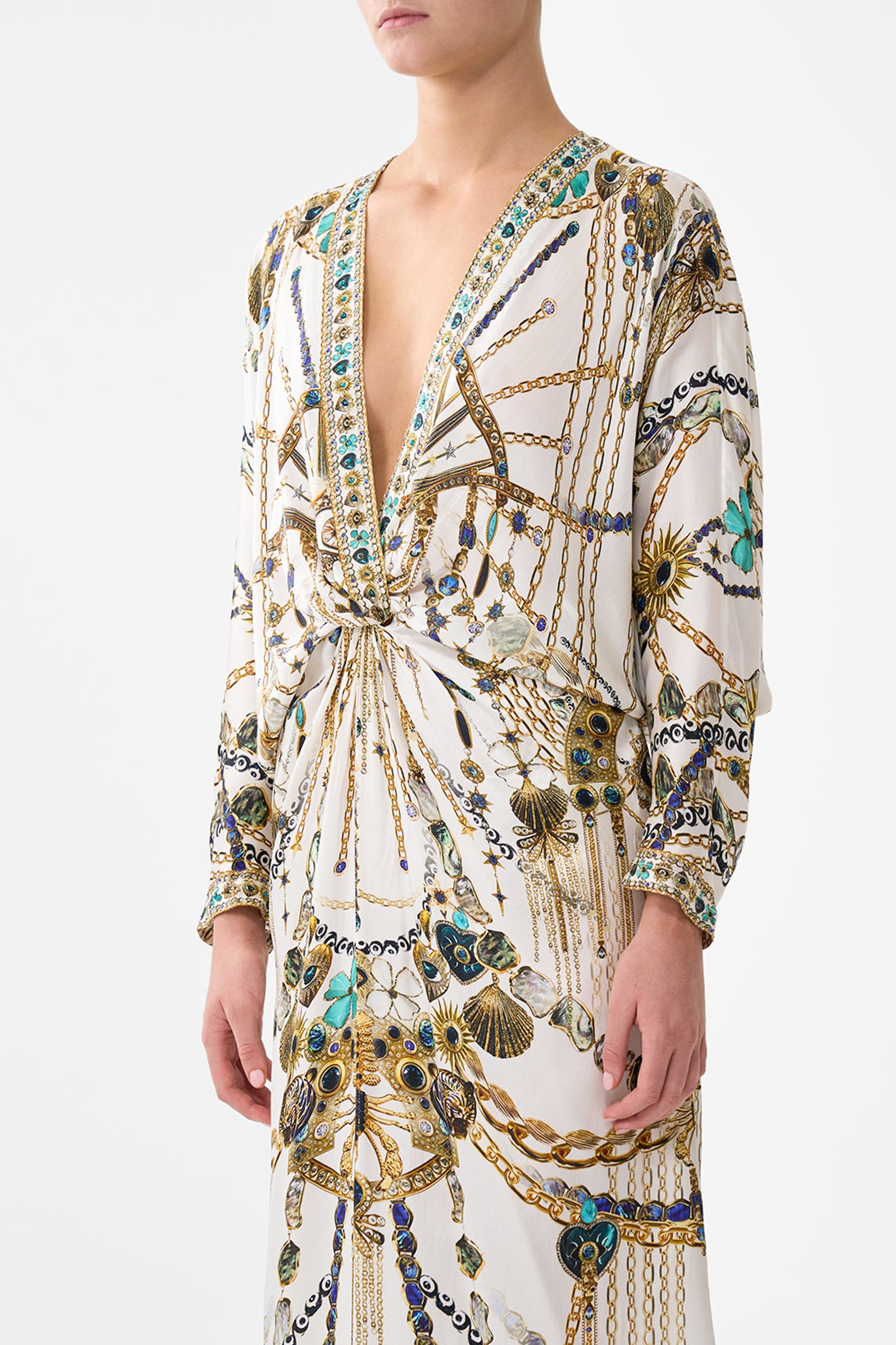 Camilla Twist Front Batwing Dress (Women) | Nordstrom