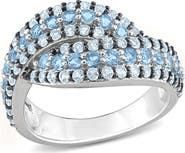 DELMAR Sky & Swiss Blue Topaz Ring