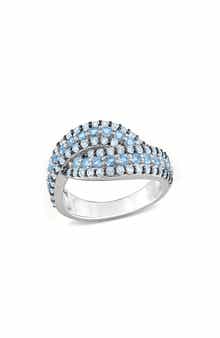 DELMAR Sky & Swiss Blue Topaz Ring