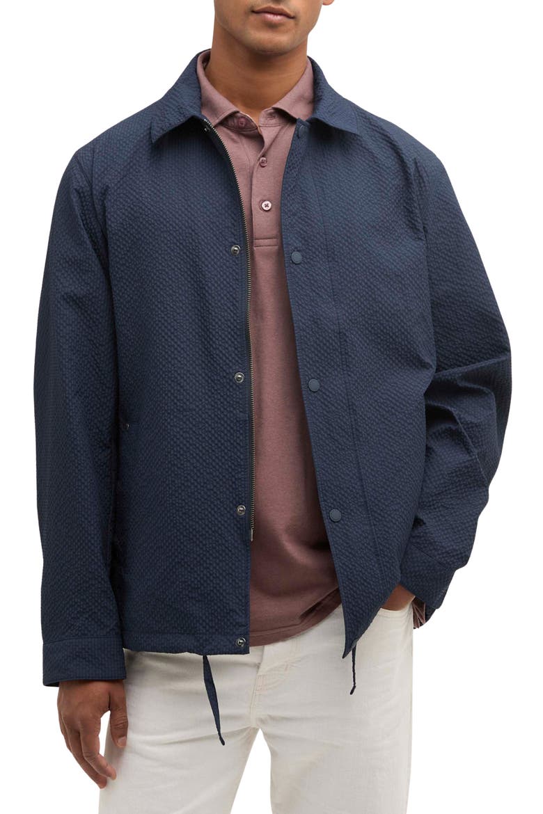 Ashbury Textured Jacket, Main, color, NAVY