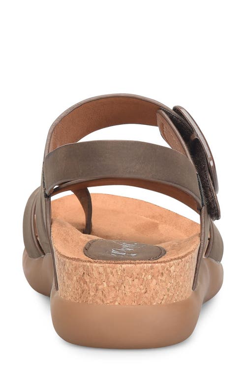 Eurosoft Hampton Toe Loop Slingback Sandal In Mocha