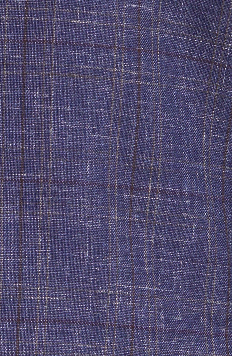 Nordstrom Windowpane Wool Blend Sport Coat, Alternate, color,