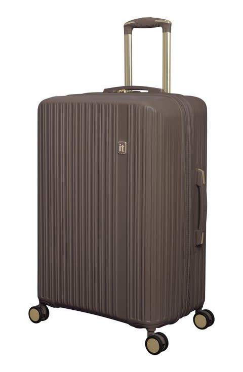 Luxuriant 27-Inch Hardside Checked Expandable Spinner