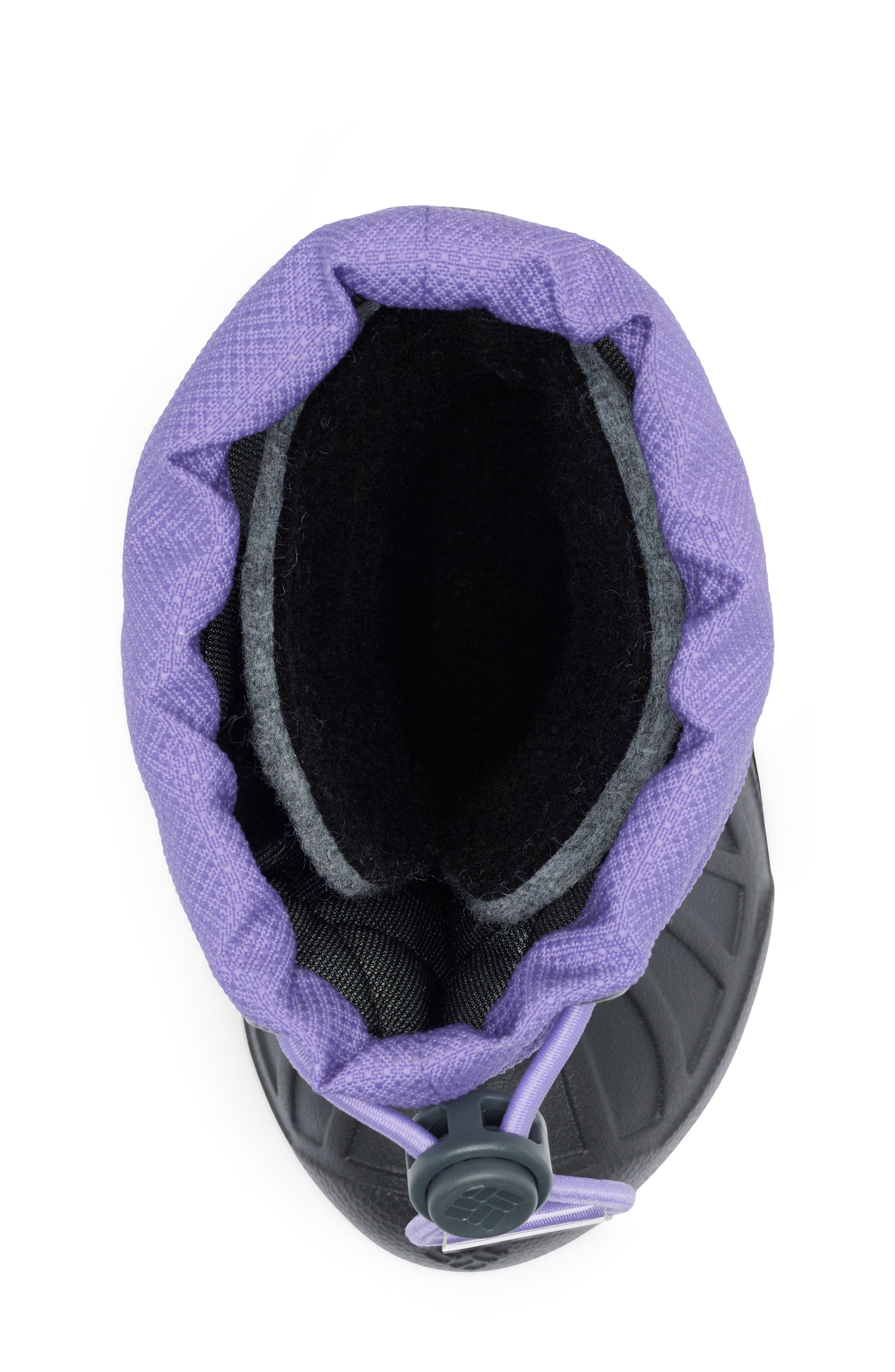 Columbia Kids' Powderbug Snowlite Waterproof Snow Boot, Alternate, color, Paisley Purple/ Grape