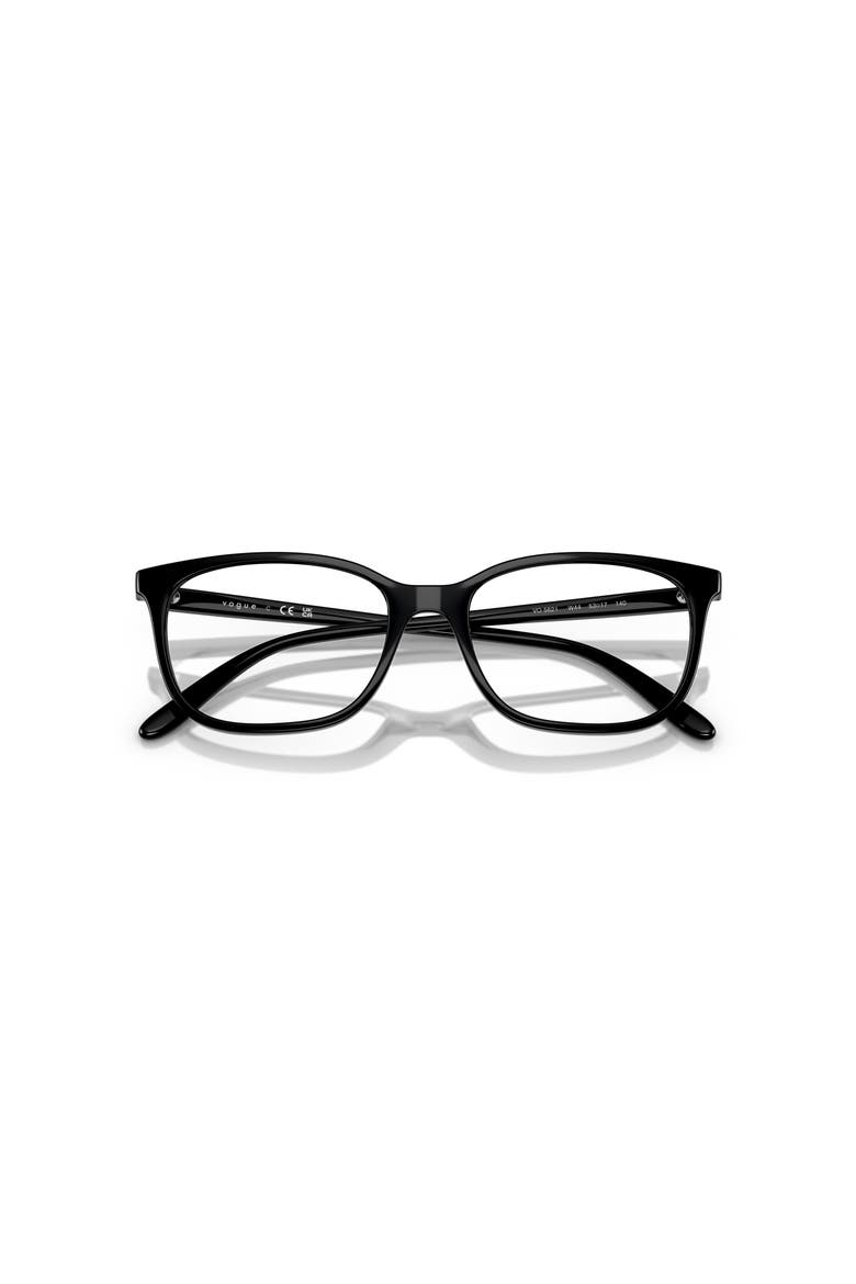 51mm Rectangle optical glasses, Alternate, color, Black