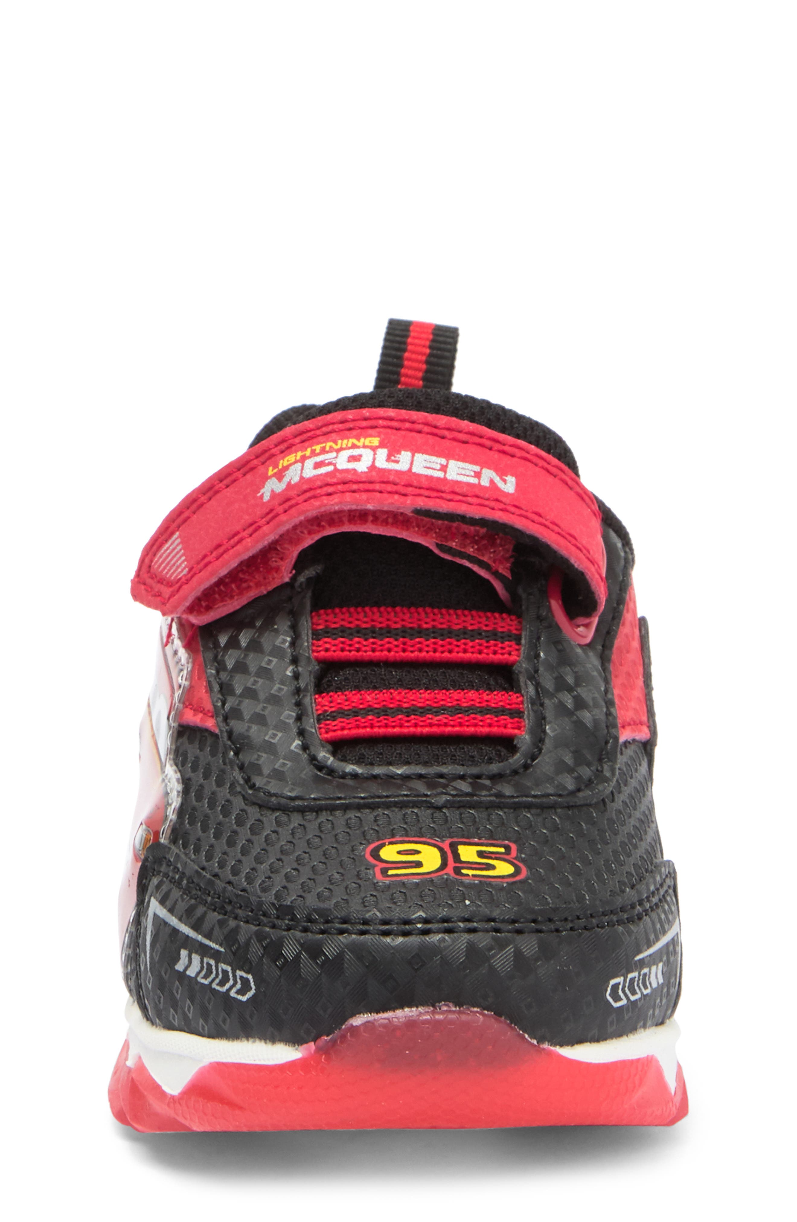 Harper Canyon Kids' Lightning McQueen Light Up Sneaker, Alternate, color, Red