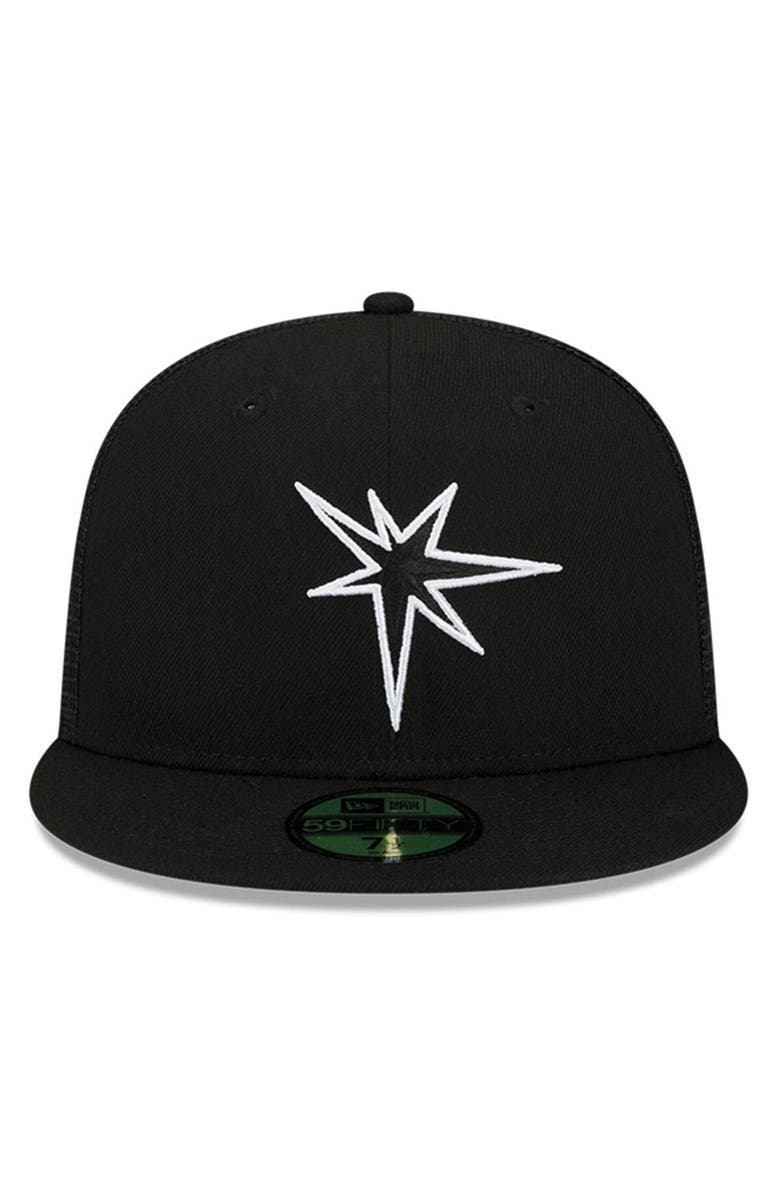 New Era Men's New Era Black Tampa Bay Rays 2023 Batting Practice 59FIFTY Fitted Hat, Alternate, color,