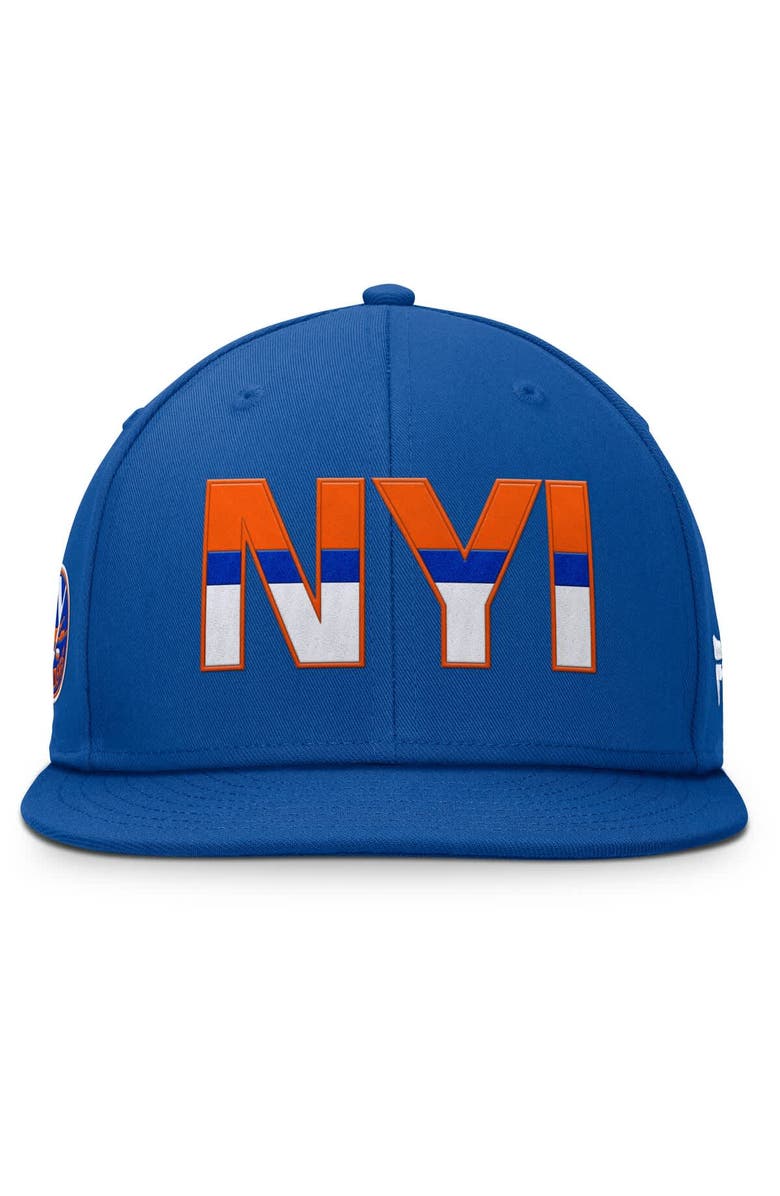 FANATICS Men's Fanatics Royal New York Islanders Authentic Pro Rink Snapback Hat, Alternate, color, Royal