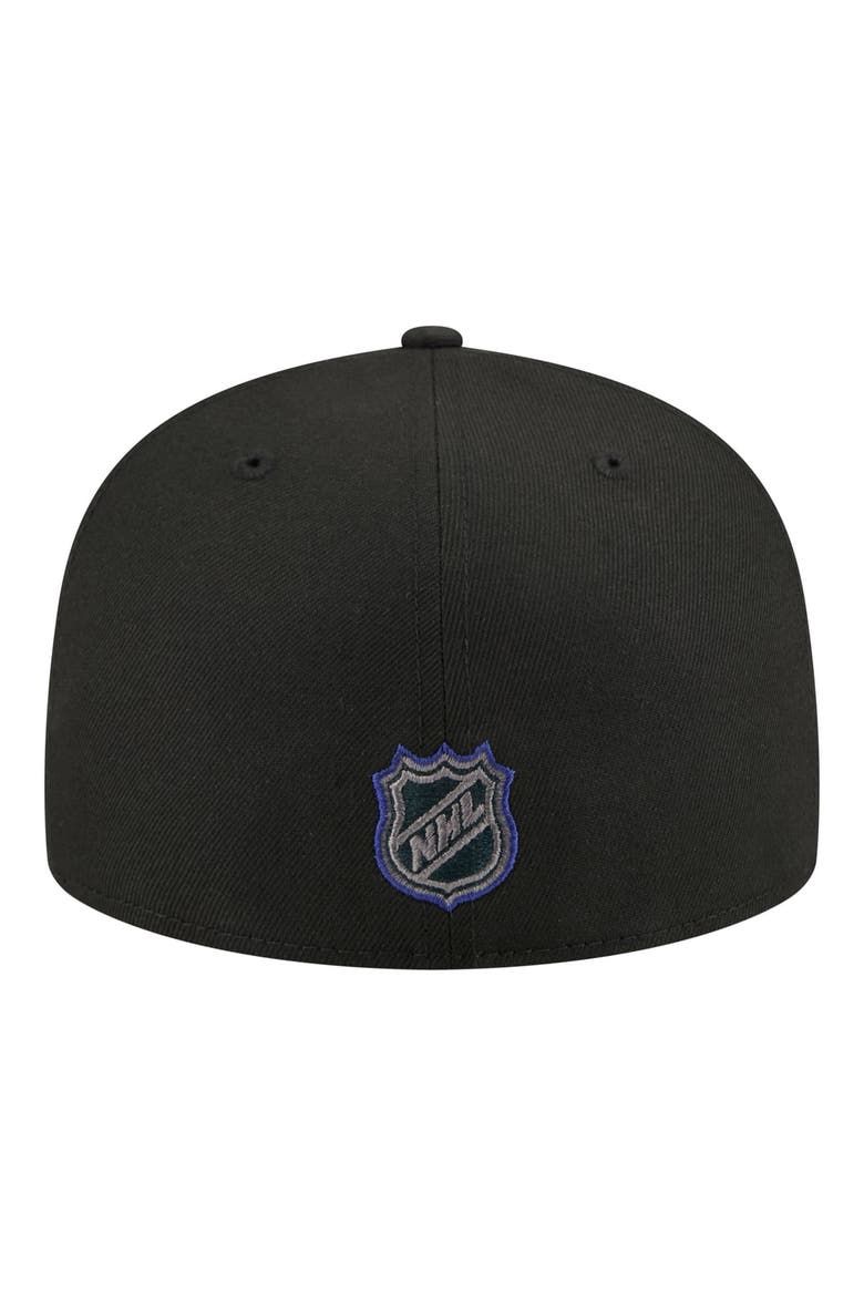 Men's New Era Black Tampa Bay Lightning Color Pop 59FIFTY Fitted Hat, Alternate, color, Black