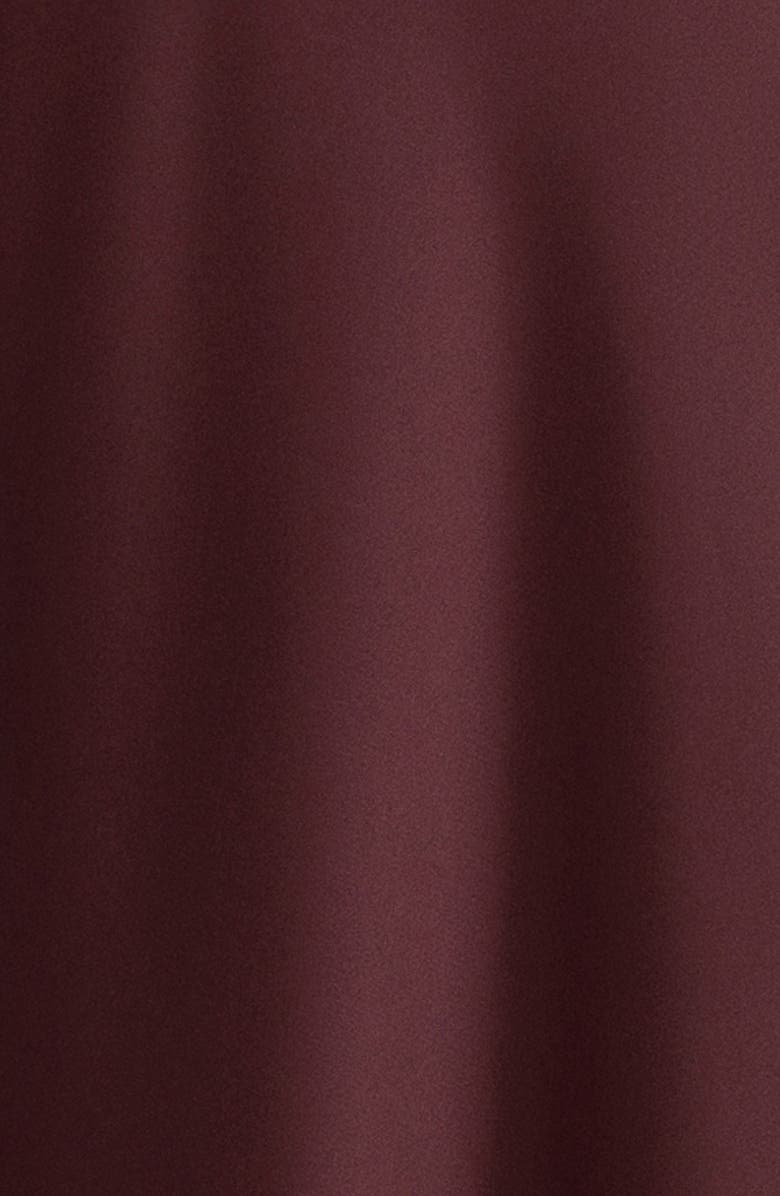 Xscape Evenings Strapless Satin Gown, Alternate, color, Chocolate