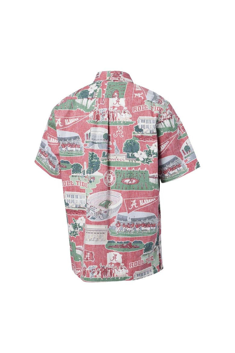 Men's Reyn Spooner  Crimson Alabama Crimson Tide Scenic Button-Down Shirt, Alternate, color, Crimson