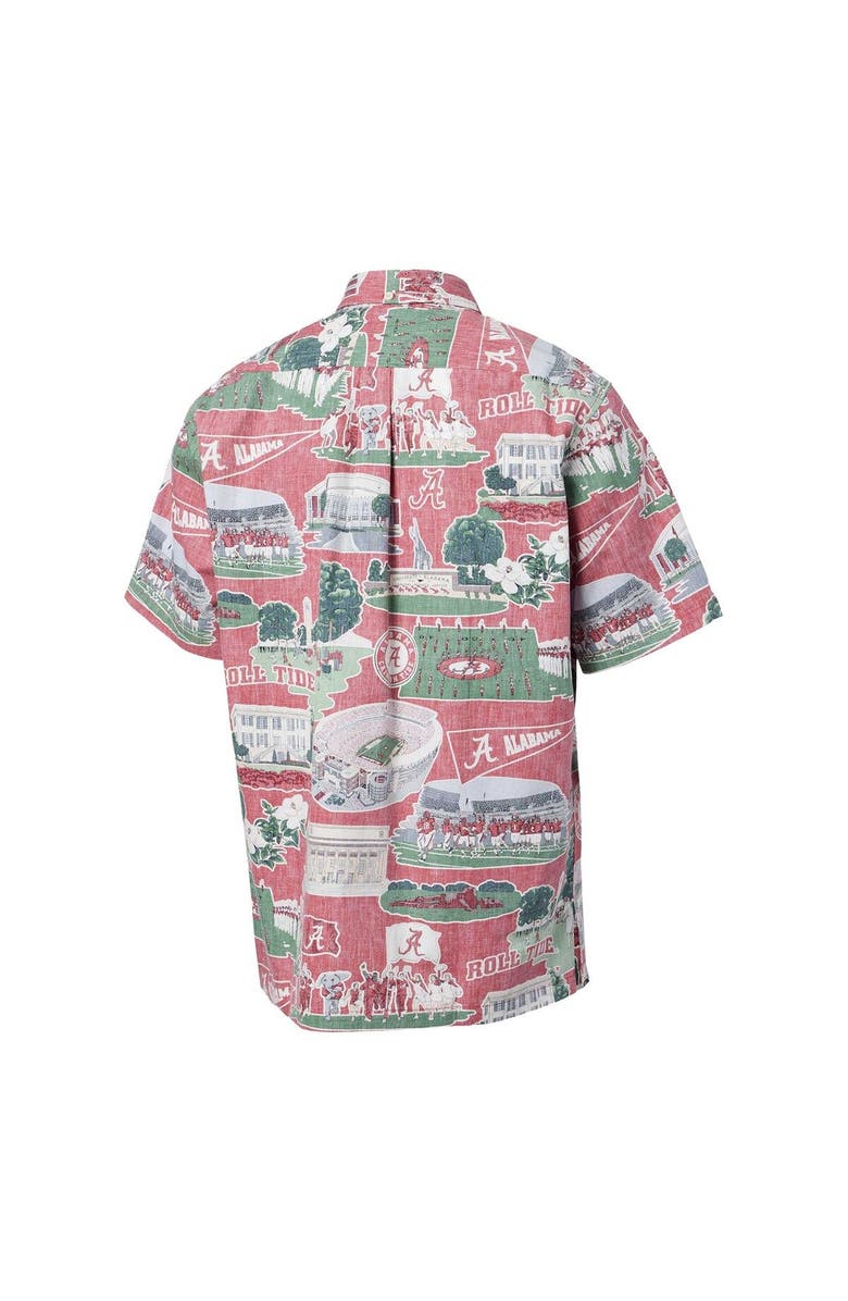 Reyn Spooner Men's Reyn Spooner Crimson Alabama Crimson Tide Scenic Button-Down Shirt, Alternate, color, Crimson